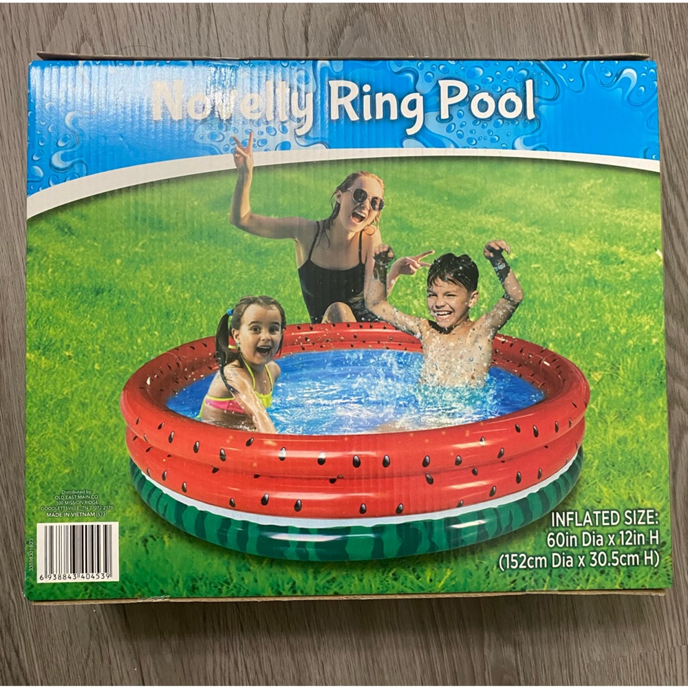 Novelty Ring Pool Watermelon Toys Ring Pool Novelty   60in X 12 in
